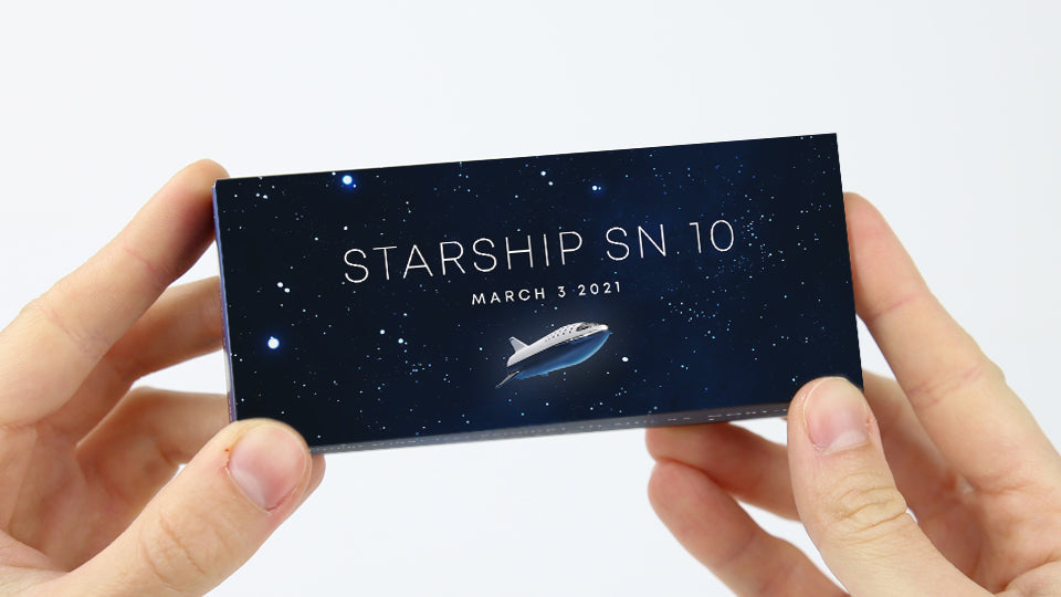 SpaceX Starship SN10 flip book featuring all the sensational moments of its flight from launch to landing - including its explosive finale.