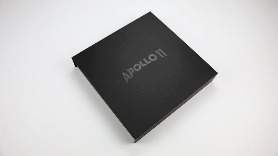 APOLLO 11 FOIL BUNDLE - Exclusive bundle that includes a real fragment of mission-flown Kapton Foil that protected the Columbia Command Module during its re-entry to Earth. A unique collector&#39;s item.