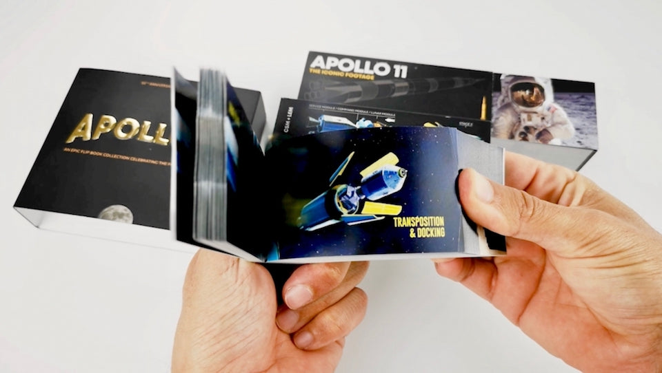 FLIPBOKU, Apollo 11 Flip Book, FLIP BOOKS UK