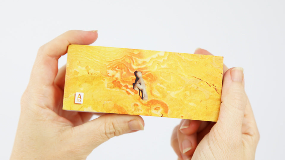 MUEDRA – Flip book based on the stop motion animation short film Muedra by animator Cesar Linga, nominated for Best Animated Short Film at the Spanish Academy Awards, The Goya 2020.