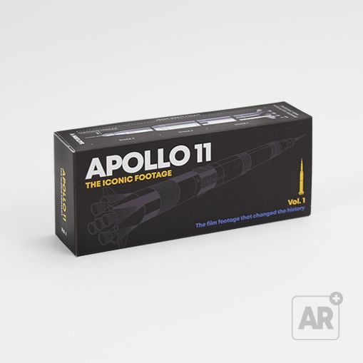 Flip book Apollo 11 by Flipboku with Augmented Reality. Space Gift with original NASA footage.
