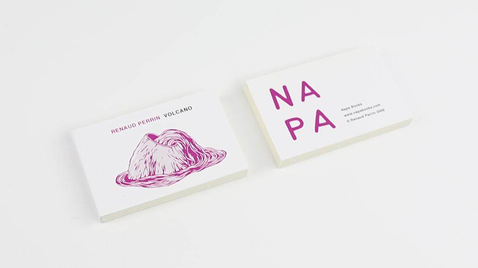 VOLCANO – Flipbook by Renaud Perrin, published by NAPA Books. The winner of the Napa Flip Book Competition 2009.