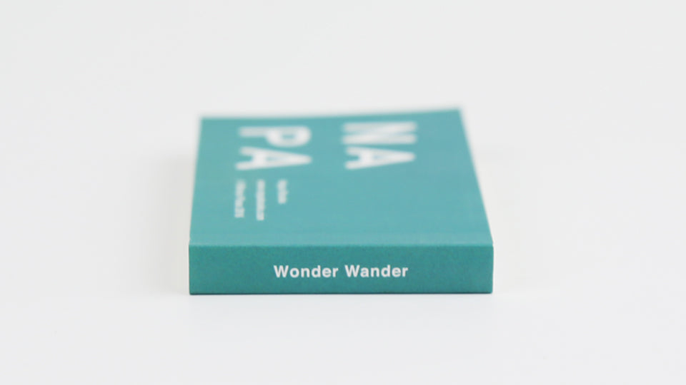 WONDER WANDER - Flipbook by Minna Floss, 2016. Published by Napa Books.