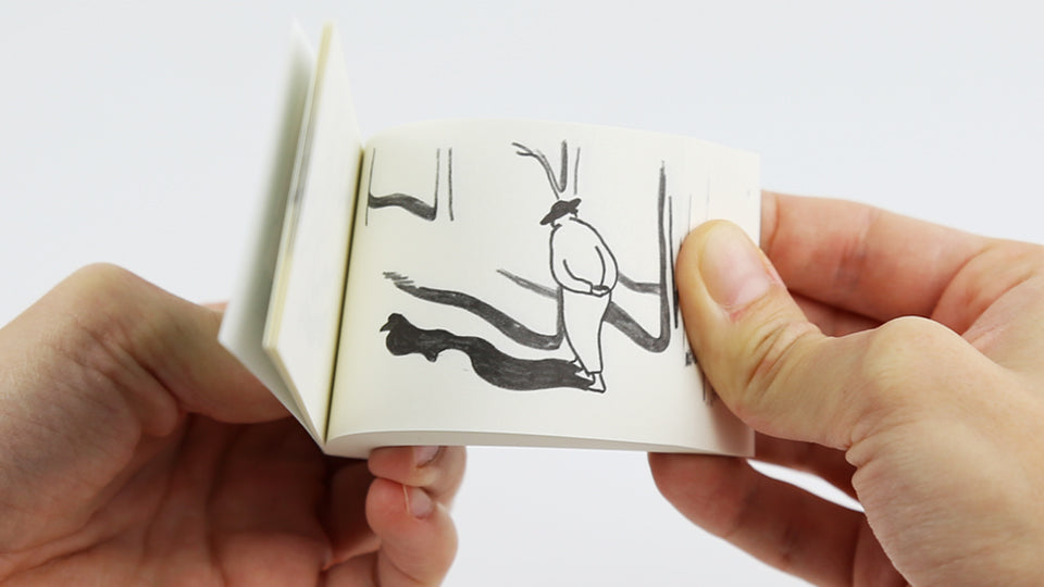 WONDER WANDER - Flipbook by Minna Floss, 2016. Published by Napa Books.